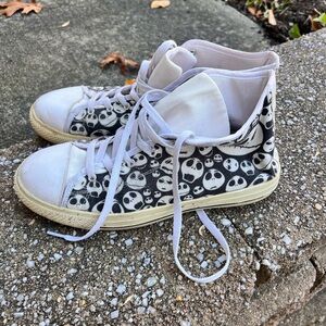Nightmare Before Christmas Shoes Jack Skellington High Top Size 10 Custom